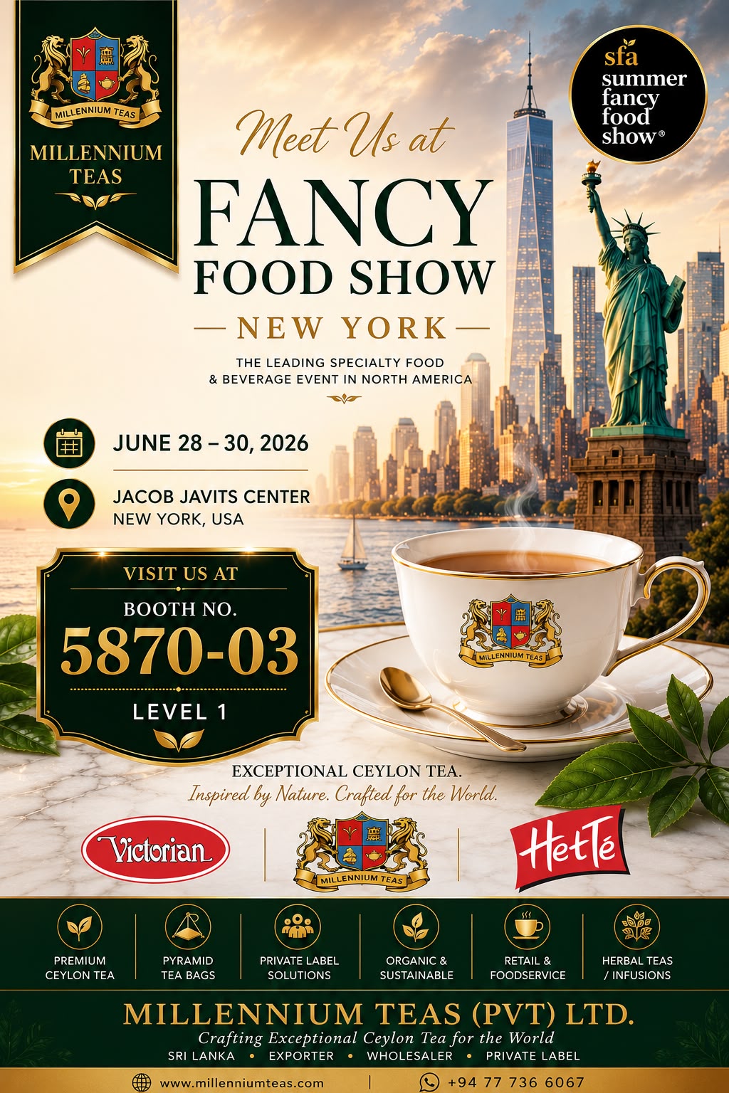 Fancy food show - Millennium Teas